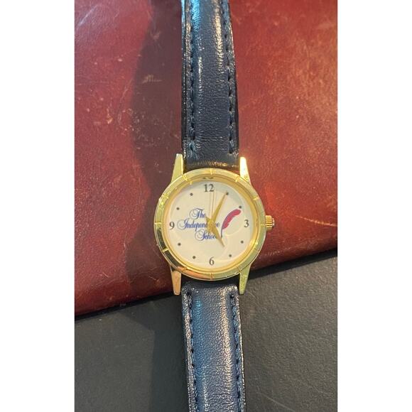 Women's 24mm Gold The Independence School Watch, Leather Band - Picture 1 of 4